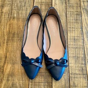 Kelly & Katie Navy Blue Ballet Flats NWOT